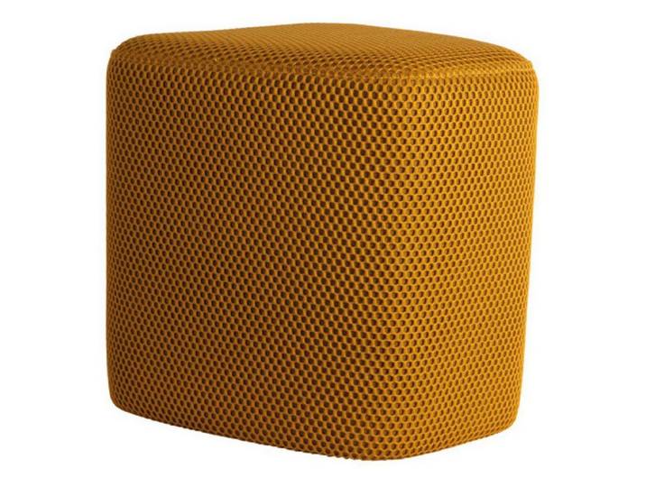 Leitmotiv Hocker Pouf Hocker Retro Mesh Triangle Gelb
