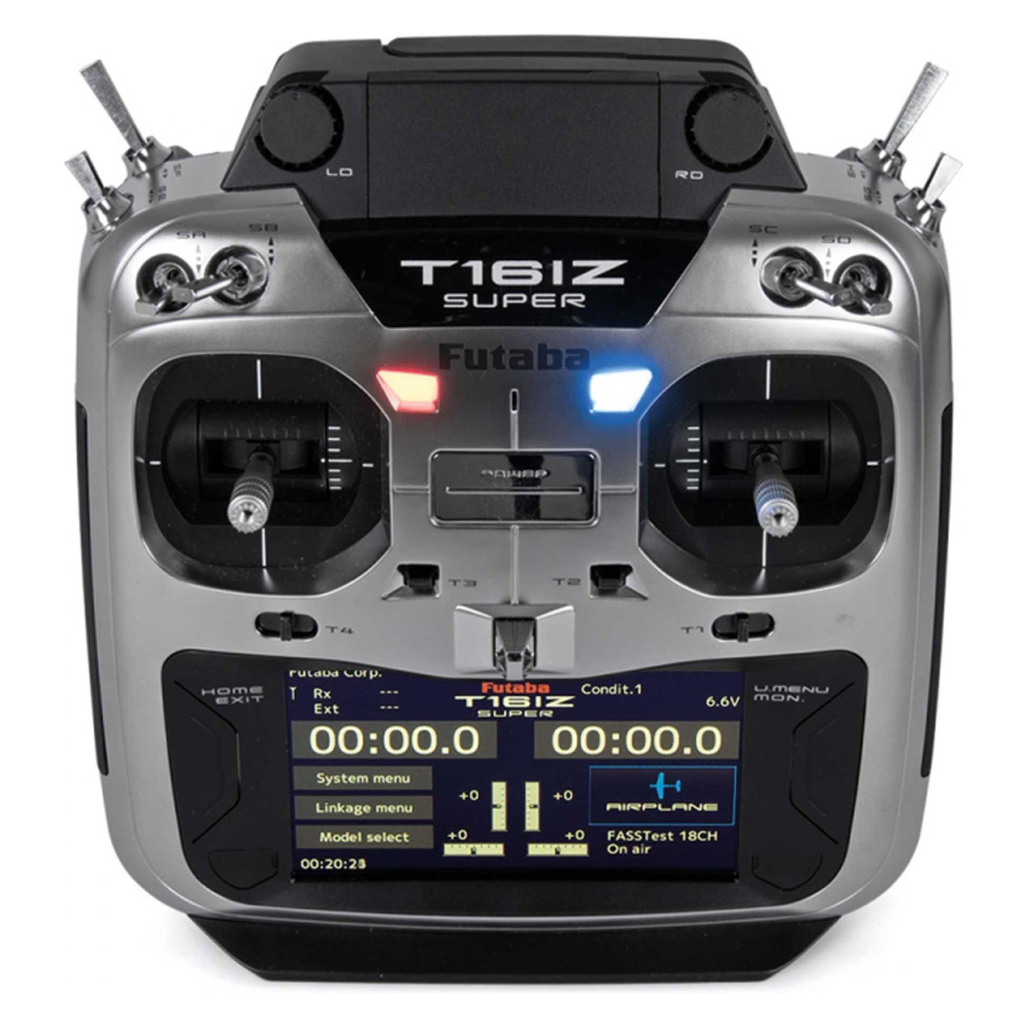 Futaba T16IZS / Mode-2 R7208SB FASSTest, T-FHSS, S-FHSS, mit Akku (05003195-3)