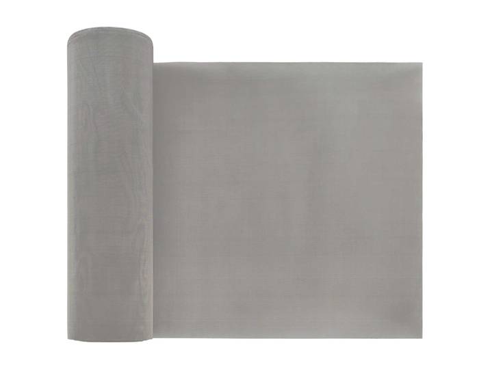 vidaXL Mesh Bildschirm 20 x 2000 cm 120 Mesh Edelstahl 201 Silber