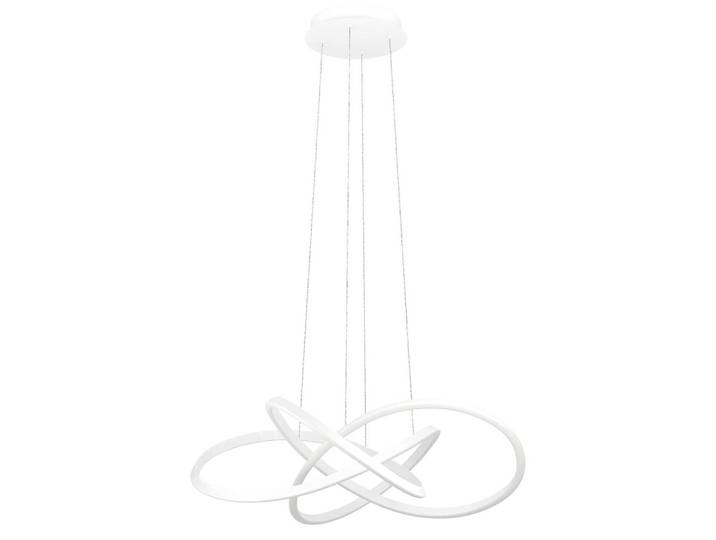 Suspension design Riaza\, blanche\, diamètre 90 cm\, hauteur réglable