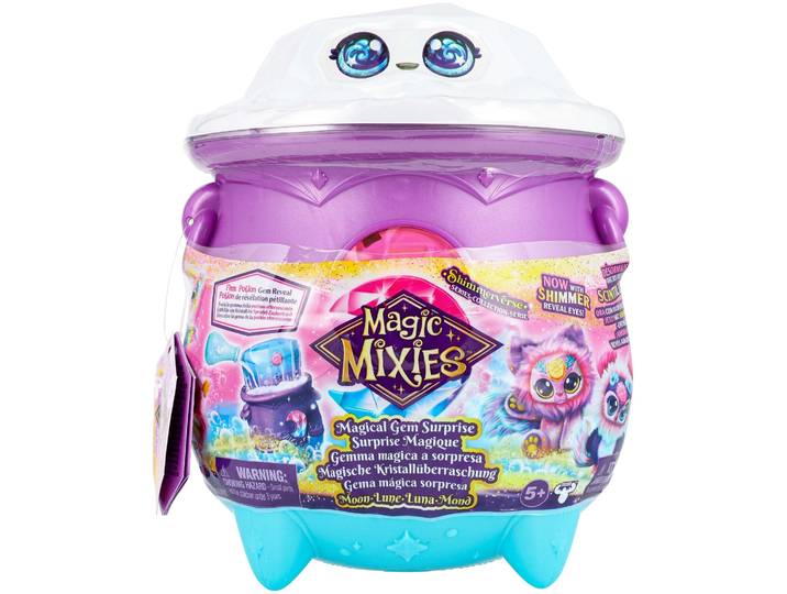 Moose Toys Magic Mixies S4 Magical GEM Surprise Cauldron - Moon