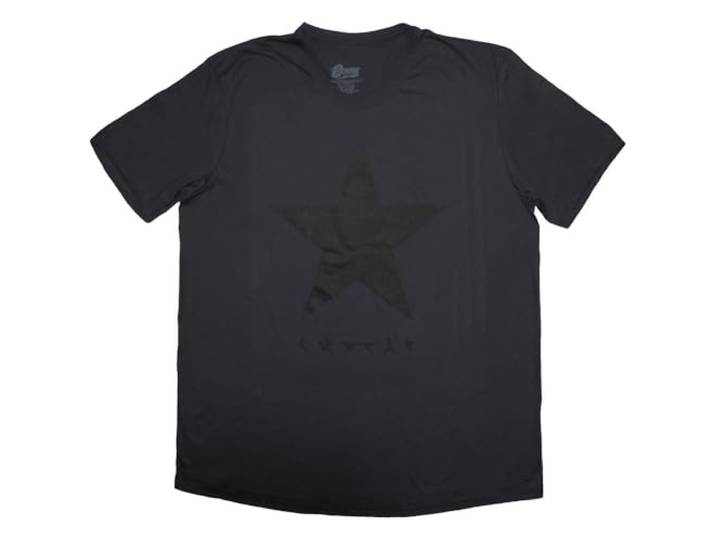 T-Shirt # S Grey Unisex # Blackstar (On Grey)