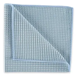 HYGOCLEAN Mikrofasertücher 40x40 cm gegen Fett, Flüssigkeit und Schmutz mit Profi-Waffelstruktur extra stark Blau 10 Stück