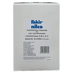 Staubsaugerbeutel Nilco Papierfilter 5 Stück/Pack 5 Stück Papierfilterbeutel in einer Faltschachteln
