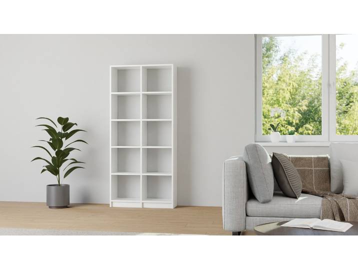 Meuble range CD/DVD sur mesure MDF mélaminé MDF Blanc mat