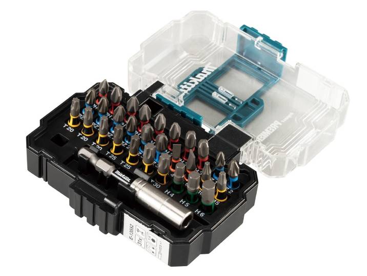 Bit-Set MAKITA »Impact Premier Torsion, E-13552« , blau (türkis), Bits, Bit-Set, 31-tlg., inkl. Aufbewahrungskoffer
