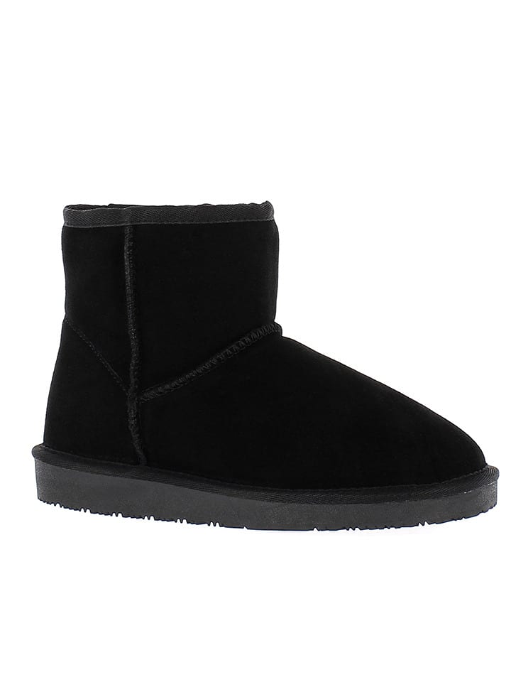 Gooce Leder-Winterboots "Thimble" in Schwarz - 39