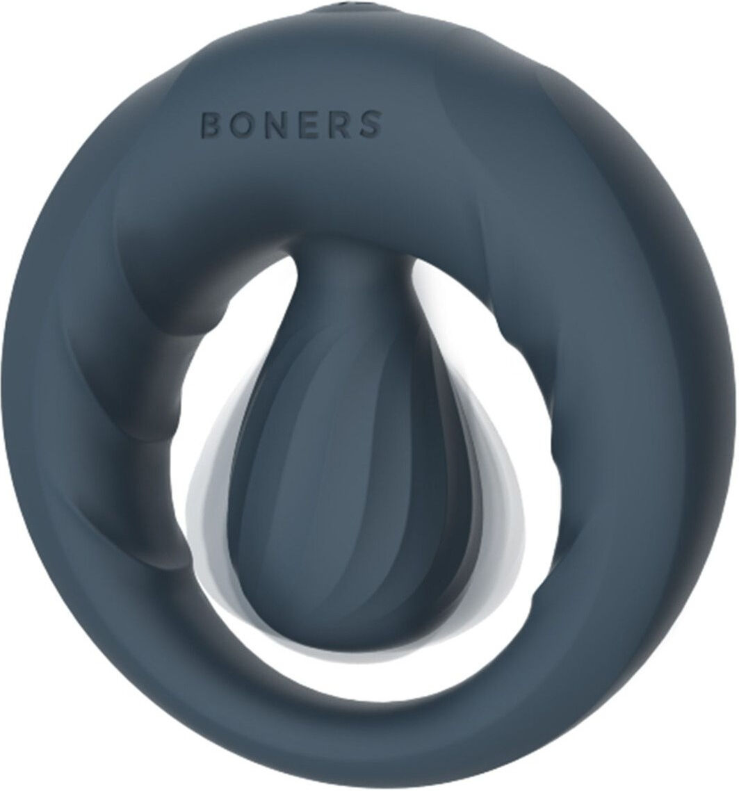 Boners Anneau vibrant en silicone avec boule de stimulation