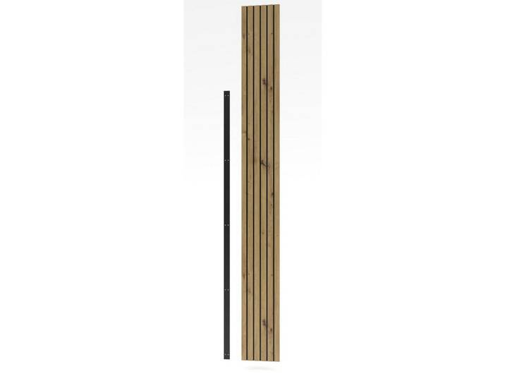 Mid.you Wandpaneel, Graphitfarben, Eiche Artisan, Holzwerkstoff, 25x222x4 cm, Wohnzimmer, Regal, Wandregal