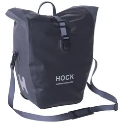 Fahrrad-Gepäcktasche Hock Rain-Pack schwarz/grau