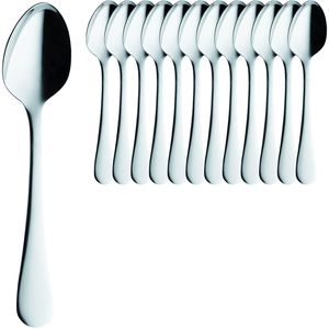 Solex Kaffeelöffel Julia 122310, 14,1 cm, Edelstahl 18/10, silber poliert, 12 Stück
