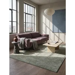 Teppich Kurzflor Grün 200x290 cm - CETINA   Kadima Design