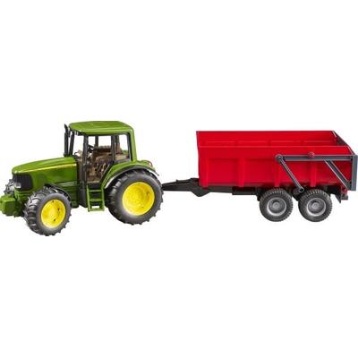 bruder 02057 John Deere 6920 + Wannenkippanhänger (rot)