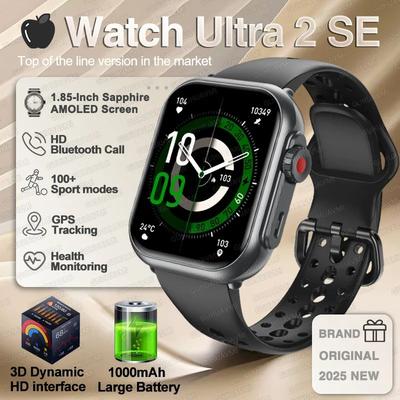 Uplift Treasures Ultra Smartwatch AMOLED GPS Waterproof With Call black