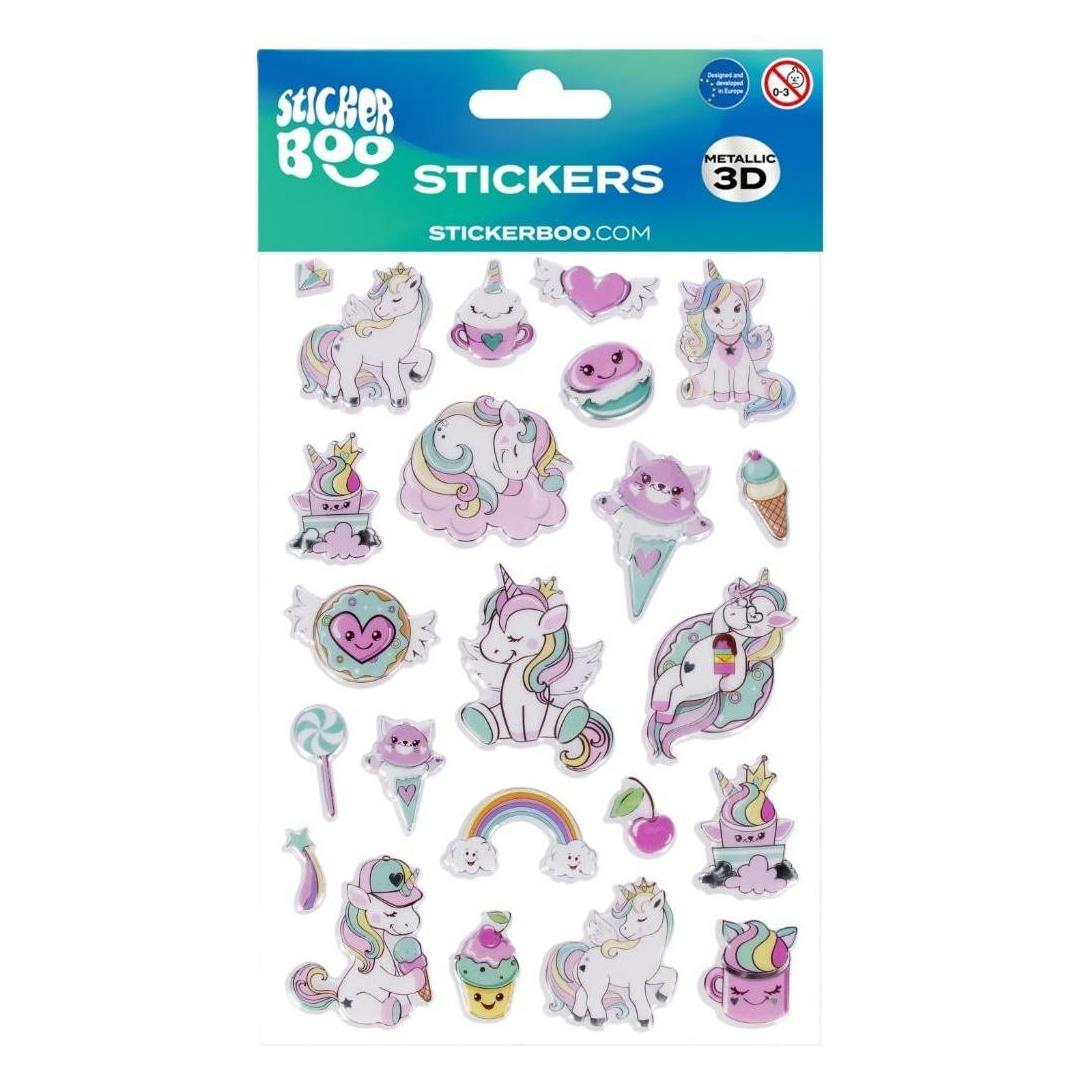 Sticker Boo Aufkleber BOO Einhornaufkleber (23 Sticker) (52287484)