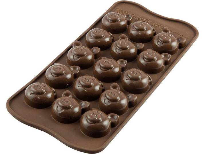 Silikomart Chocolate Mould Pigs