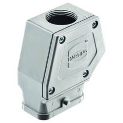 HARTING Han Q EMV Tüllengehäuse mit PE-Klemmstelle, 1xM25 gerader Kabelabgang, für 1 Bügel (am Unterteil) 19120080428