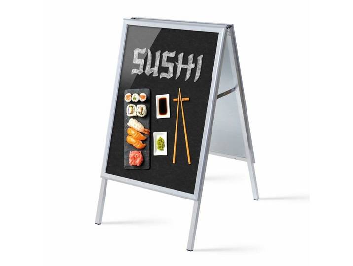 Showdown Displays Standregal A1- Komplett-Set - Sushi - Schwarz, 1-tlg.