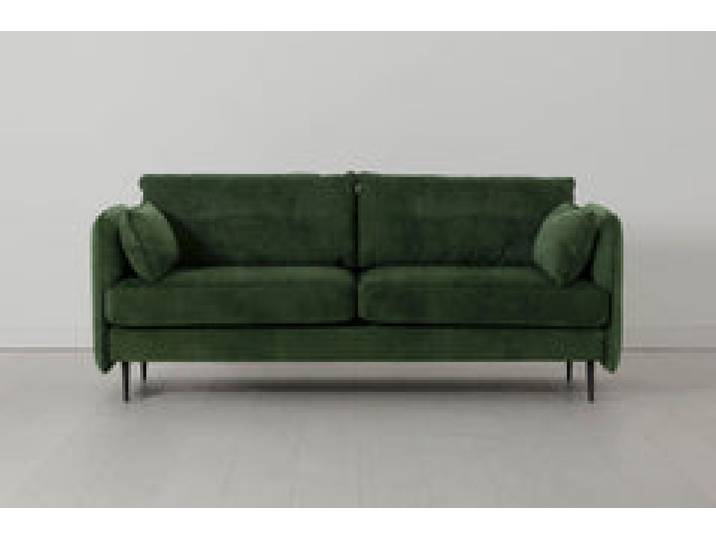 Model 19 Dreisitzer-Sofa, Tannengrün