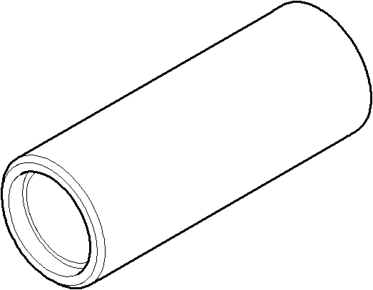 Dornbracht Hülse platin 092102011-08 mm Platin