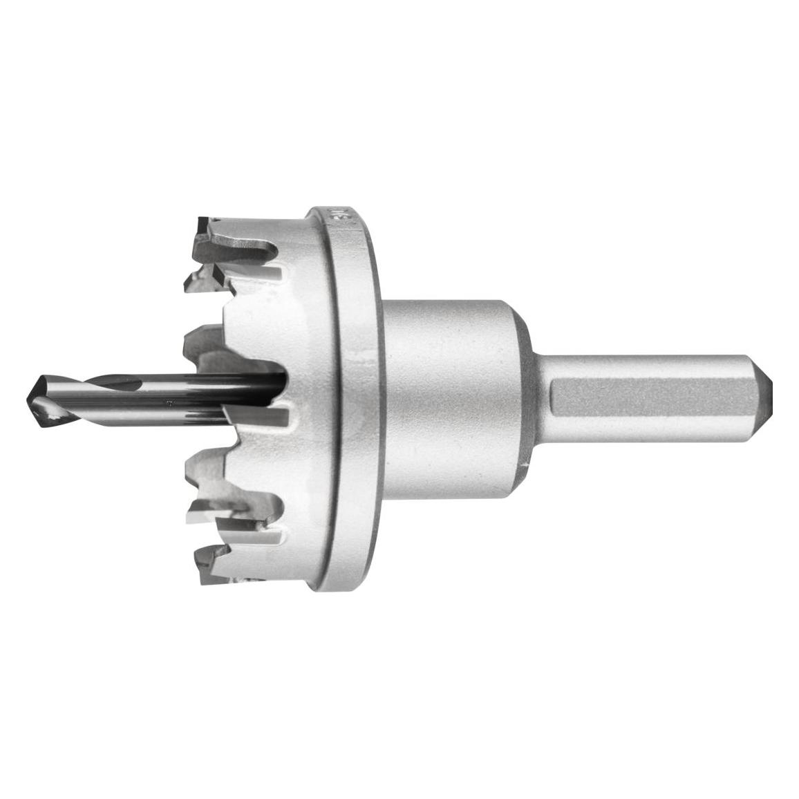 Pferd Hartmetall Lochschneider/-Lochsäge Ø 40x8 mm Schaft-Ø 10mm Schnitttiefe 4 mm universal (40 mm) (LOS HM 4008)
