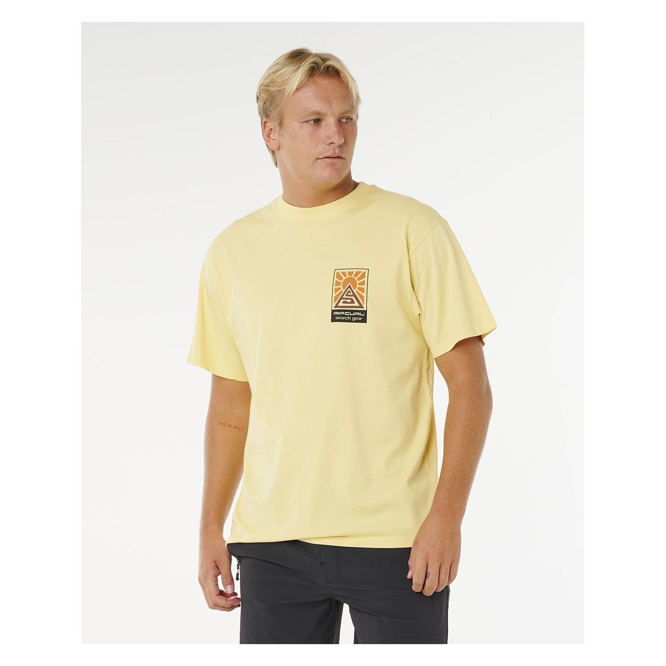 Rip Curl Herren-T-Shirt "Search Dawn", Gelb (M) (71803529)