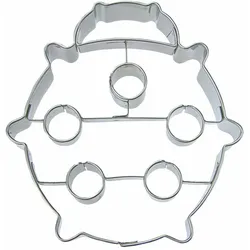 Städter Präge-Ausstecher Marienkäfer, Ausstechform, Plätzchenform, Keks, Plätzchen, Edelstahl, 7 cm, 200685