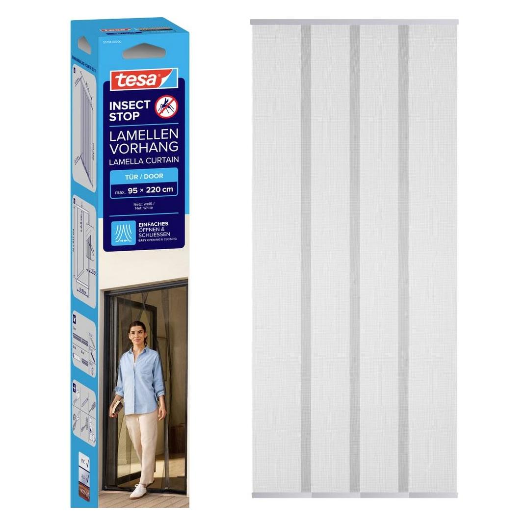 tesa Insektenschutz Standard Lamellentür (95 x 220 cm) (55198-00000-00)