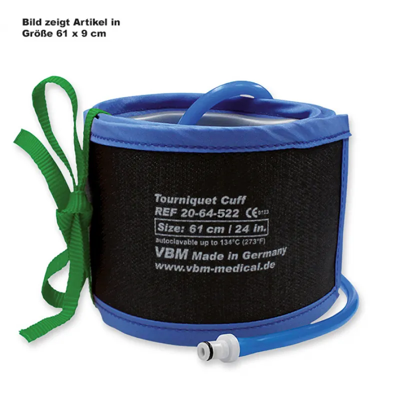 VBM Medizintechnik GmbH VBM Komprimeter Manschette Stoff-Tourniquet Wipe Cuff, 30 x 8 cm 20-75-710