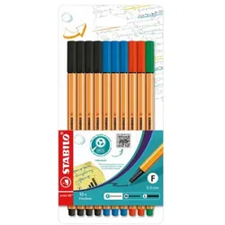 Stabilo 10er-Pack Fineliner »point 88 - Office«