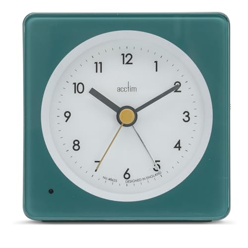 Acctim Barber Analoge Wekker Smartlite Crescendo Easy Set Alarm Storm Blauw