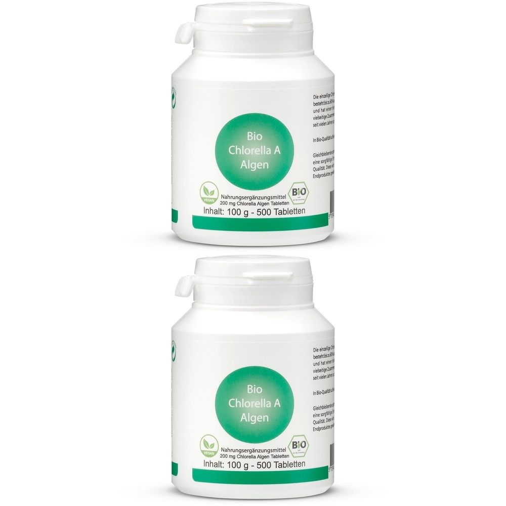 BIO Chlorella A x2 2x500 St Tabletten