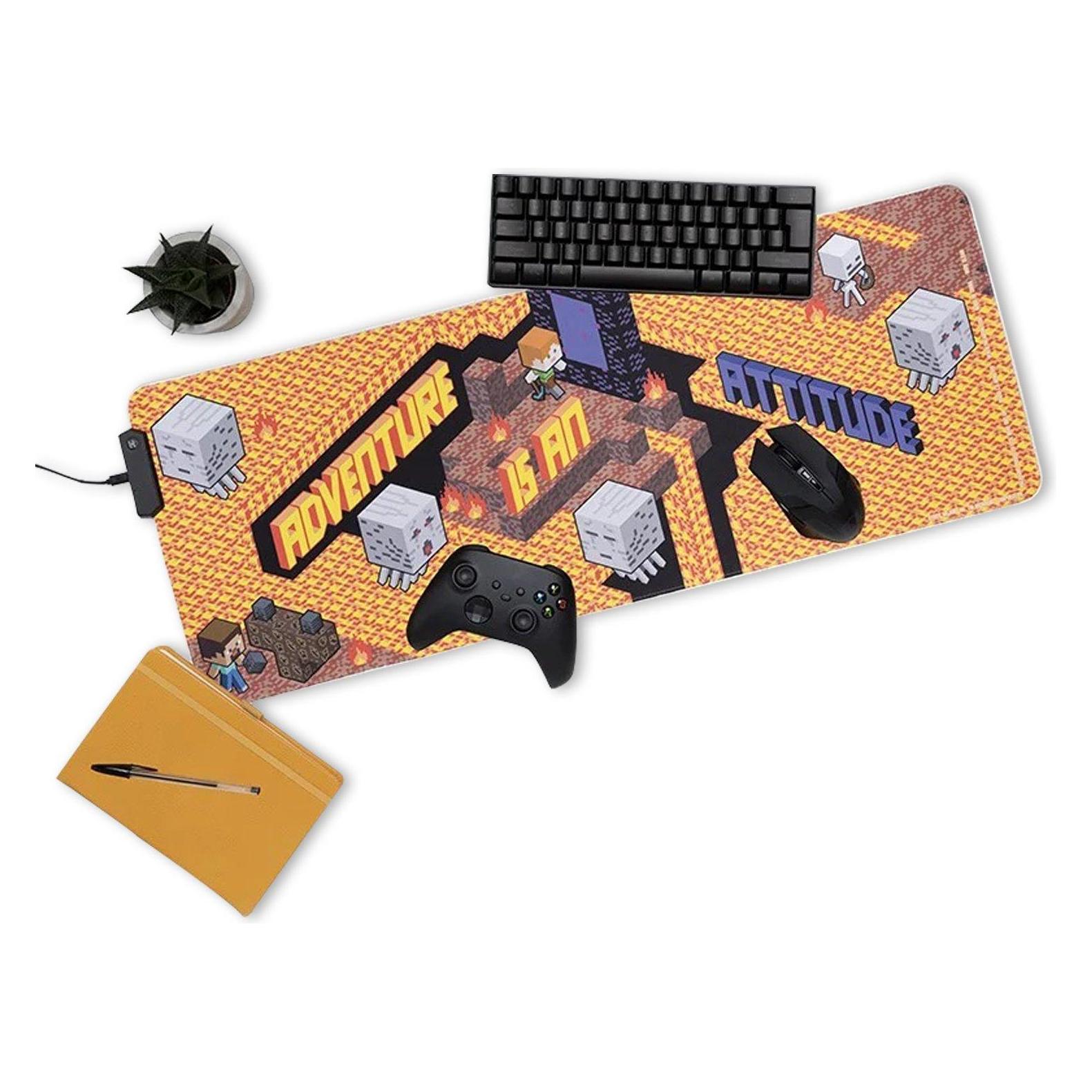Paladone Products Minecraft - Tapis de souris RGB (XL) (PP11395MCF)