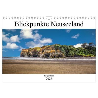 Blickpunkte Neuseeland (Wandkalender 2027 DIN A4 quer), CALVENDO Monatskalender