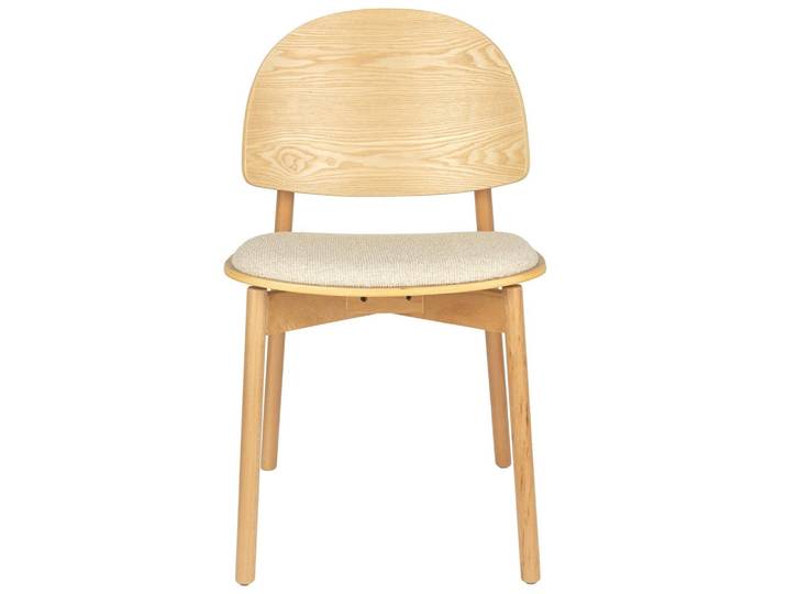 Esszimmerstuhl Jesper 2er-Set – aus Strukturstoff - Natur - Strukturstoff - Luxusbetten24