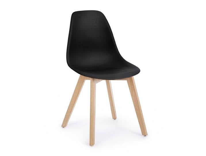 Set 4 chaises hêtre noires