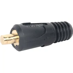 ELMAG Schweißkabel-Stecker, 2 Stk. Pkg. - SB, schwarz schwarz - 54608 - schwarz