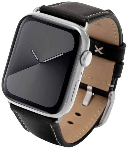 JT Berlin Watchband Charlie Armband 42 mm, 44 mm, 45 mm, 49mm M Schwarz, Silber Watch Series 1, Watch Series 2, Watch Series