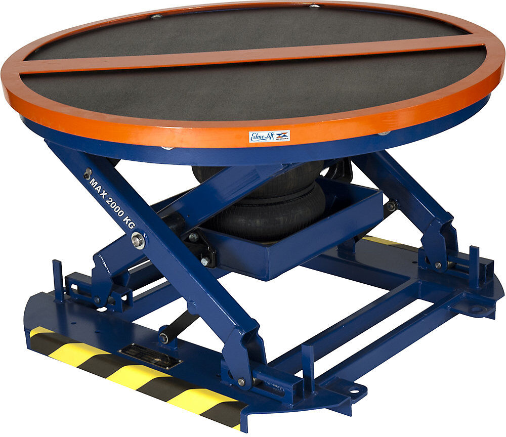 Auto-Niveaugerät mit Drehscheibe, Drehscheiben-Ø 1110 mm, Tragfähigkeit 150 - 2000 kg Edmolift