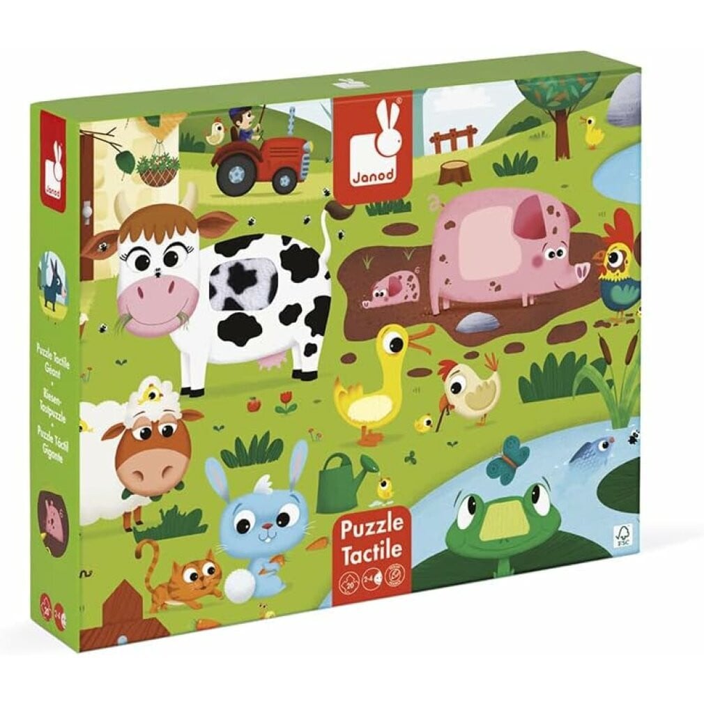 Janod J02772 Dieren Puzzel 20 stuks