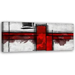 WANDBILD rote rechtecke