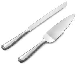 Wedgwood Vera Wang Infinity Metal Cake Knife and Server Set