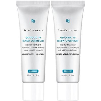 Skinceuticals Glycolic 10 Renew Overnight Creme 2x 2x50 ml