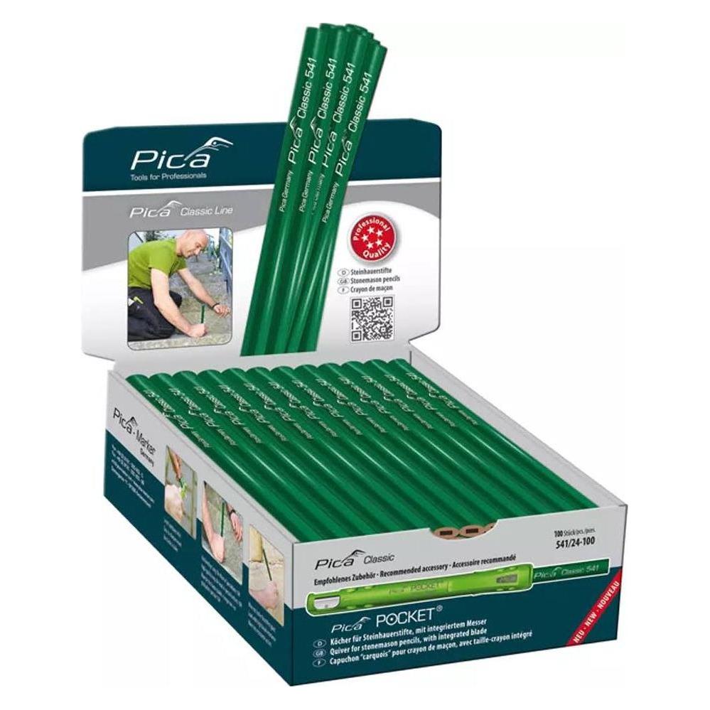 Pica Steinhauerstift Classic 541 24 cm (100x) (541/24-100-121621.2400)