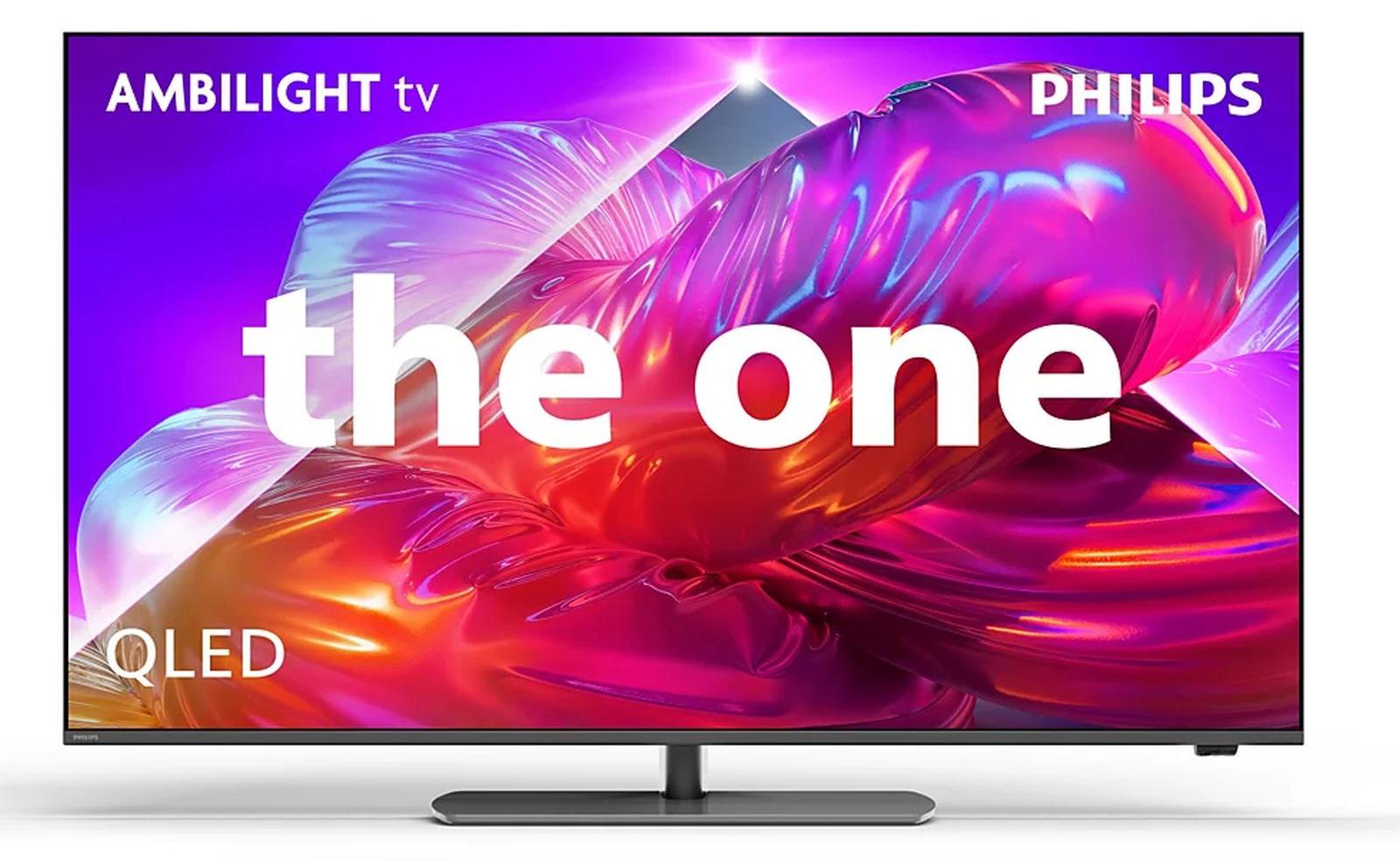 Philips Ambilight 55PQS9001/12, 139,7 cm (55"), 3840 x 2160 Pixel, QLED, Smart-TV, WLAN, Schwarz