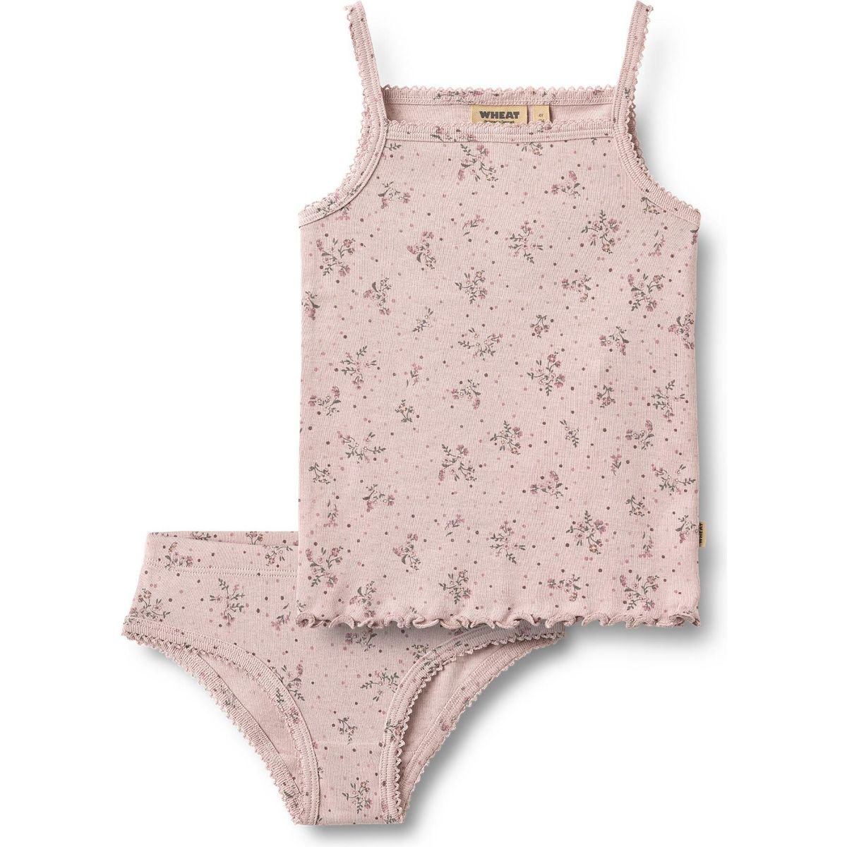 Wheat Underwear Havanna lilac flowers (1358) 104 9015-121-GOTS-1358-104/4y