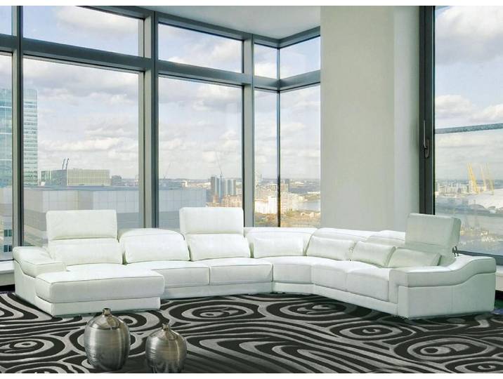 JVmoebel Wohnlandschaft Elegantes Ecksofa aus Leder mit Polyätherschaum-Polsterung, Made in Europa