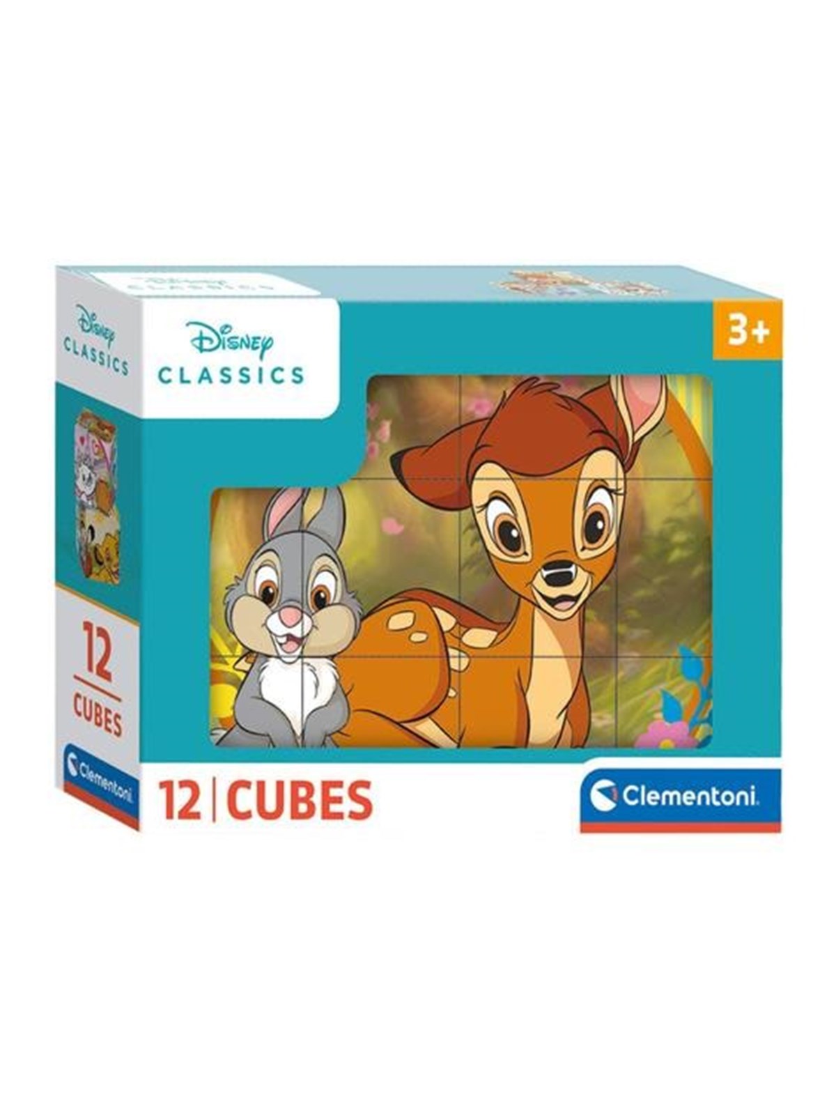 Clementoni Puzzle Disney Classics, 12 Würfel Block
