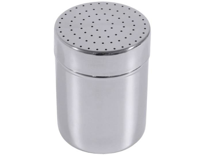 Streuer Contacto Bander silber Metall H 9.5 cm