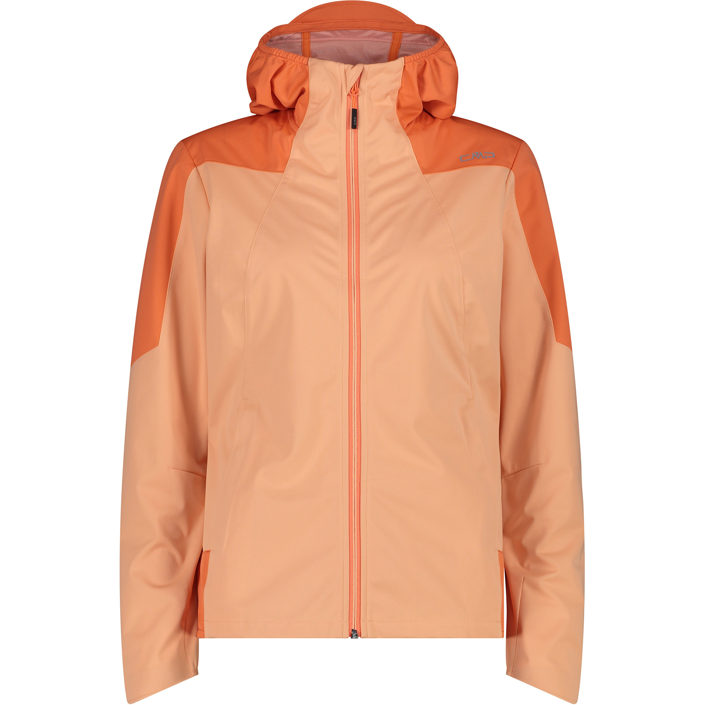CMP Damen Softshelljacke orange Größe M Trekking Wasserabweisend Wasserabweisend